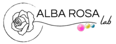 ALBA ROSA lab logo rettangolare